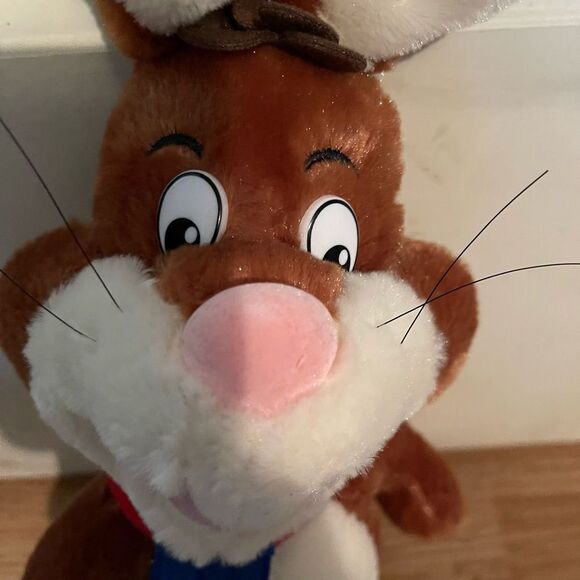 Nestle Nesquick plush bunny 21in
Bendable ears, clean, soft.
Collectible stuffed - Picture 3 of 7